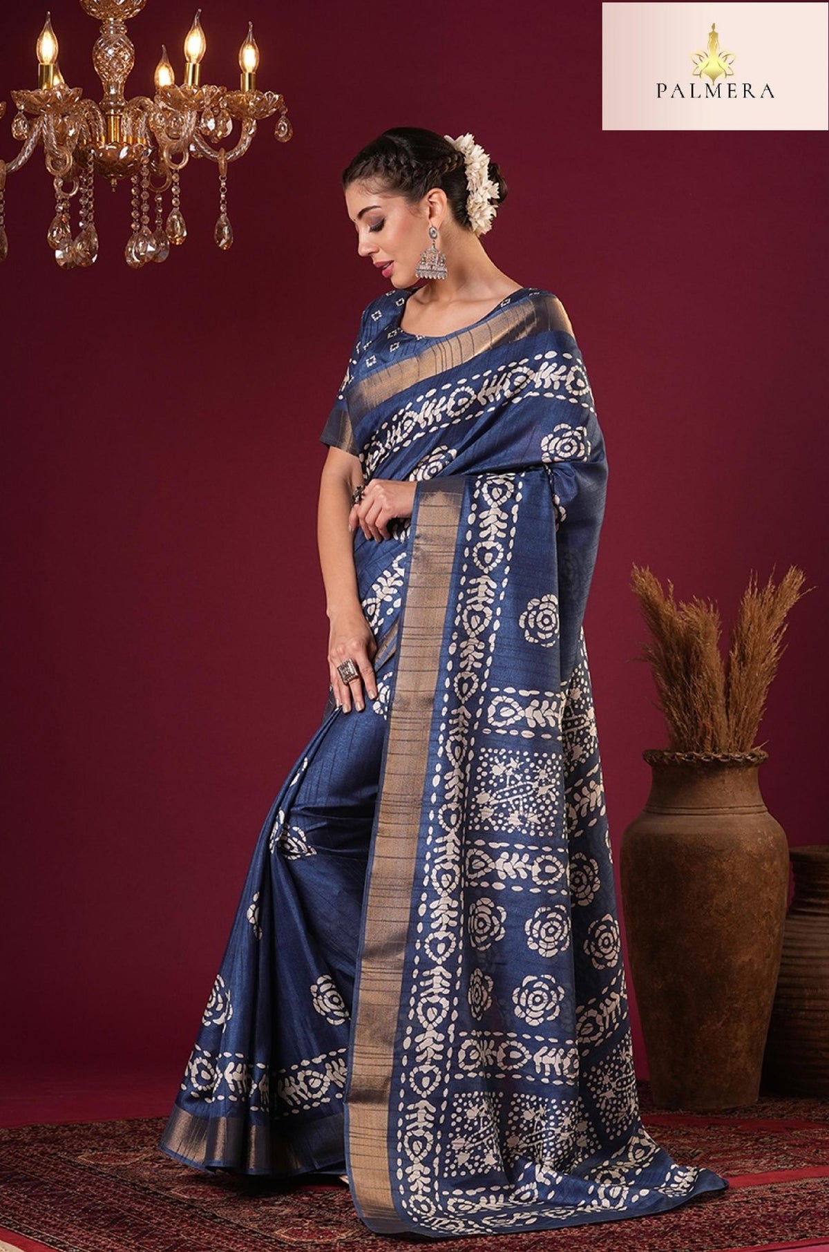 Holland Silk Handloom Silk Saree with Blouse for Premium Ethnic and Traditional Wear | ALL-HOLLAND SILK-100