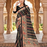 Contemporary Printed Saree without Blouse for Premium Wear | GLC-AMBIKA