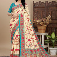 Ganga Silk Saree with Blouse for Premium Ethnic and Designer Wear | ALL-GANGA-31