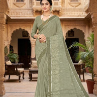 Designer Cotton Saree with Blouse Piece for Premium Ethnic and Traditional Wear | VKF-PAANBAHAR