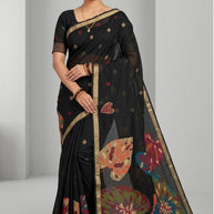 Exclusive Jacquard Silk Saree with Blouse Piece for Premium Cultural Wear | CUT-9888