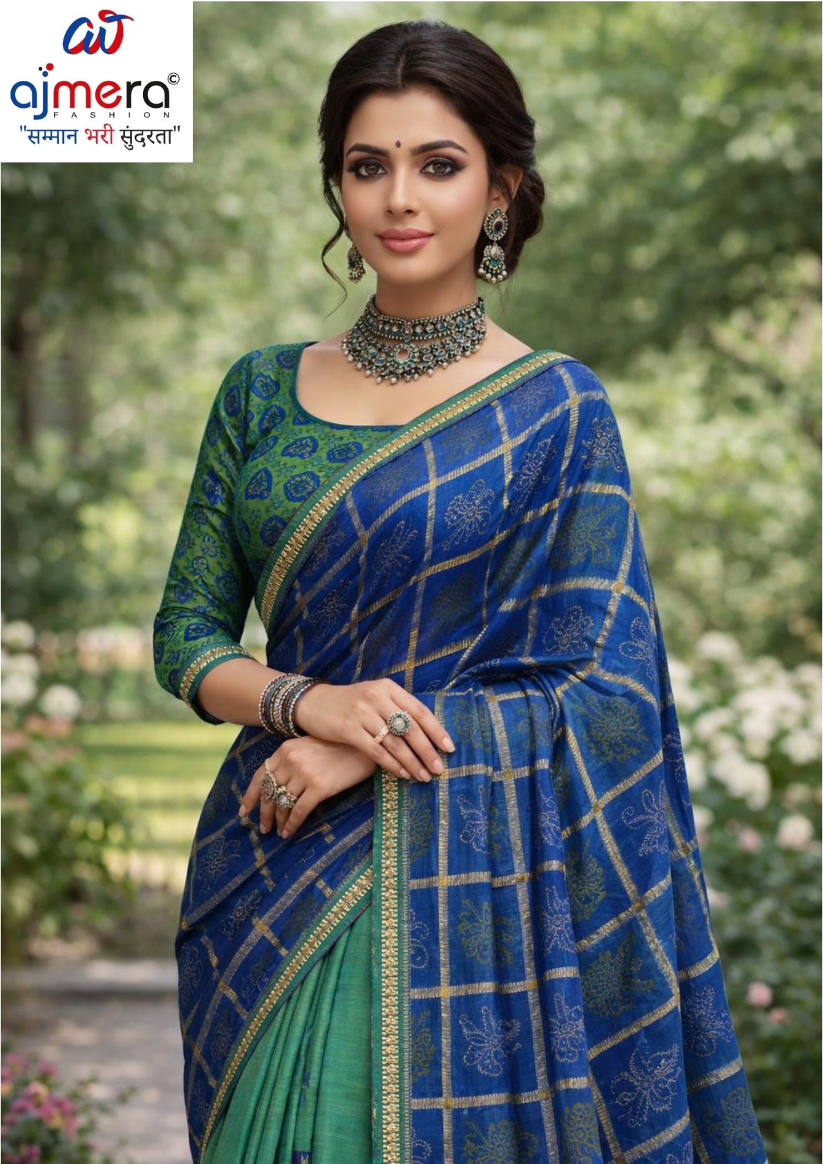 Classic Printed Saree with Blouse Piece for Timeless Traditional Style  | SYF-OMISHA VOL-04