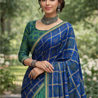 Classic Printed Saree with Blouse Piece for Timeless Traditional Style  | SYF-OMISHA VOL-04