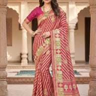 Designer Printed Saree with Blouse Piece for Special Occasions | SSR-FOCUS
