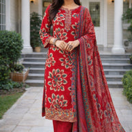 Premium Rayon Unstitched Suit Set | VAS-TURKISH-9