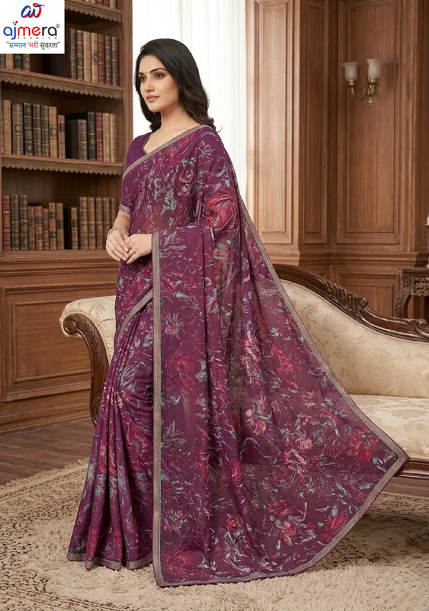 Designer Printed Saree with Blouse Piece for Special Occasions | RDD-NAYRA