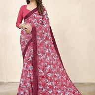 Designer Printed Saree with Blouse Piece for Special Occasions  | CAS-JAWANI DIWANI