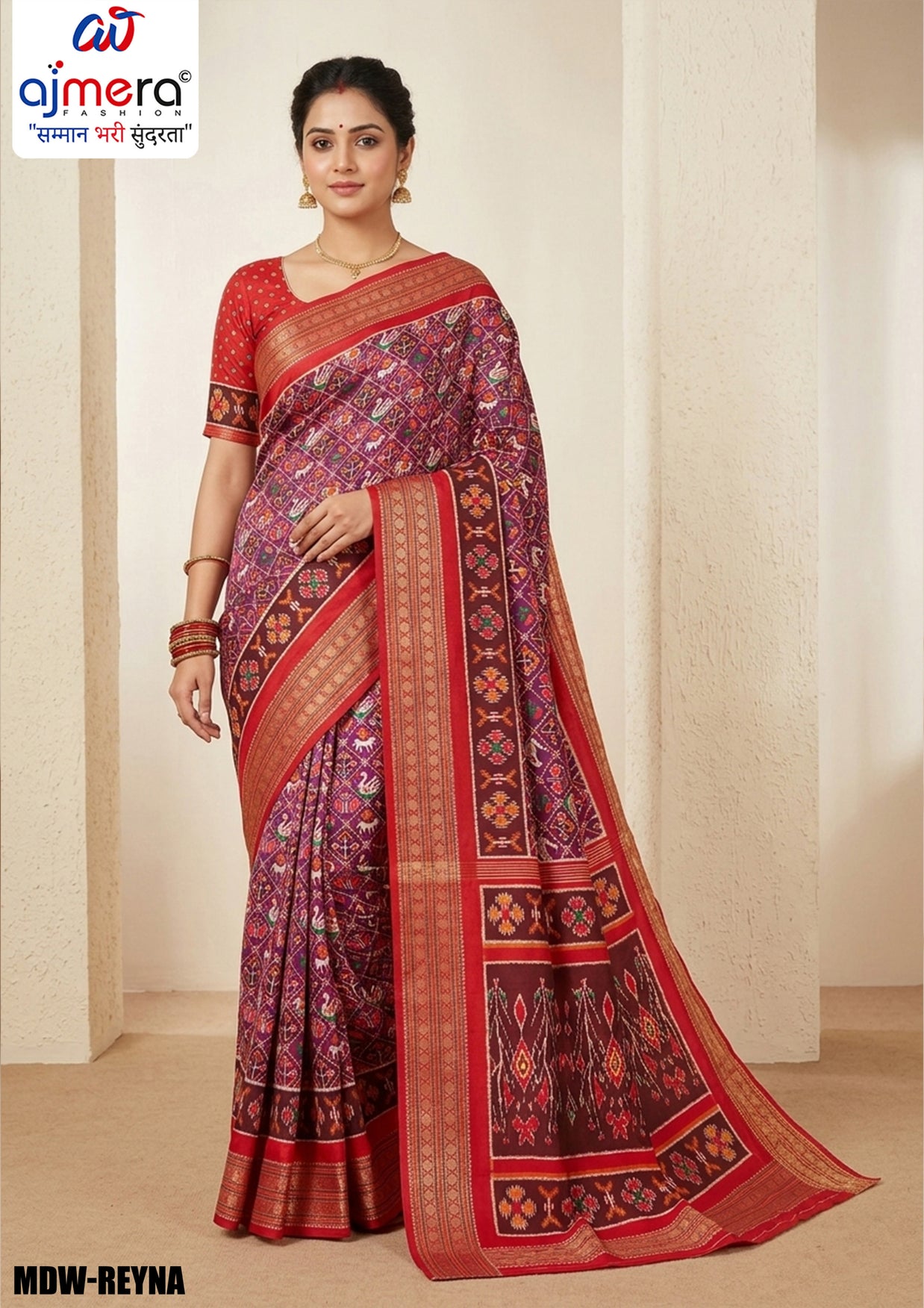 Grand Elegance Jacquard Silk Saree With Blouse Piece | MDW-REYNA