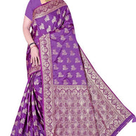 Elegant Jacquard Silk Saree with Designer Blouse Piece for Festive Elegance | DBU-MANGAL BELLA VOL-02