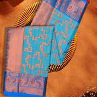 Elegant Jacquard Silk Saree with Designer Blouse Piece for Festive Elegance | DMS(M)-KESHRI SILK