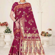 Designer Jacquard Silk Saree with Blouse Piece for Traditional Occasions | TUL-CLEAR SILK VOL-20