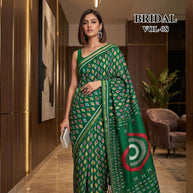 Classic Printed Saree with Blouse Piece for Timeless Traditional Style  | RMF-BRIDAL VOL-8
