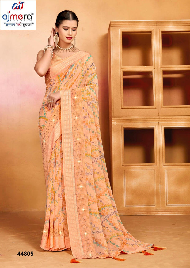 Designer Printed Saree with Blouse Piece for Special Occasions  RDD-ALEXA