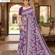 Beautiful Printed Saree with Blouse Piece for Cultural Celebrations | GPT-MEGHA-3