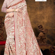 Graceful Jacquard Silk Saree with Blouse Piece for Timeless Ethnic Fashion | PLP-NEW EARTH