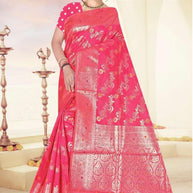 Premium Craft Jacquard Silk Saree With Blouse Piece | TUL-CLEAR SILK VOL-102