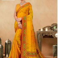 Classic Printed Saree with Blouse Piece for Timeless Traditional Style  | RMF-JASLEEN VOL-03