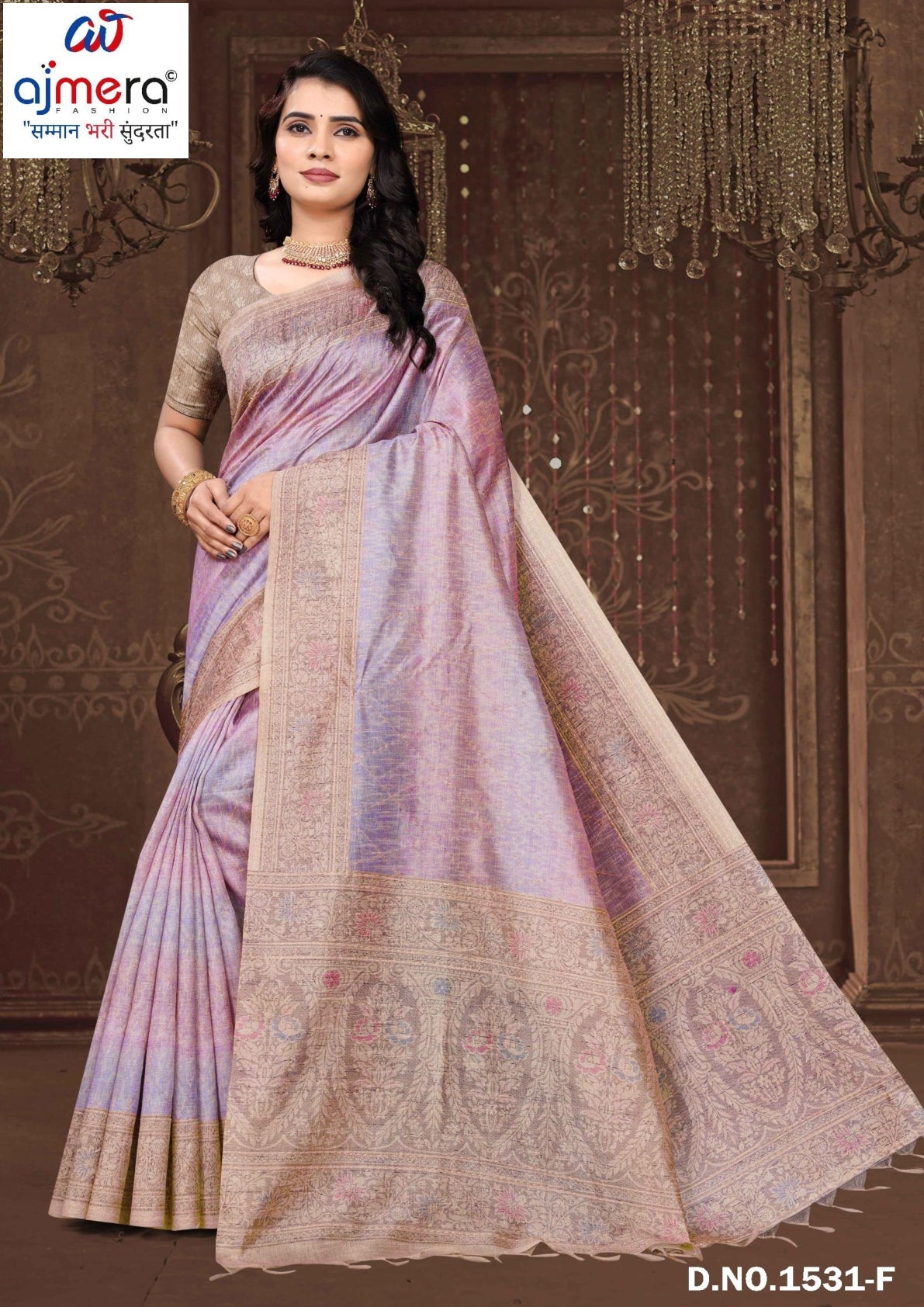 Premium Cotton Saree with Blouse Piece for Premium Ethnic and Traditional Wear | PUT-DILRUBA