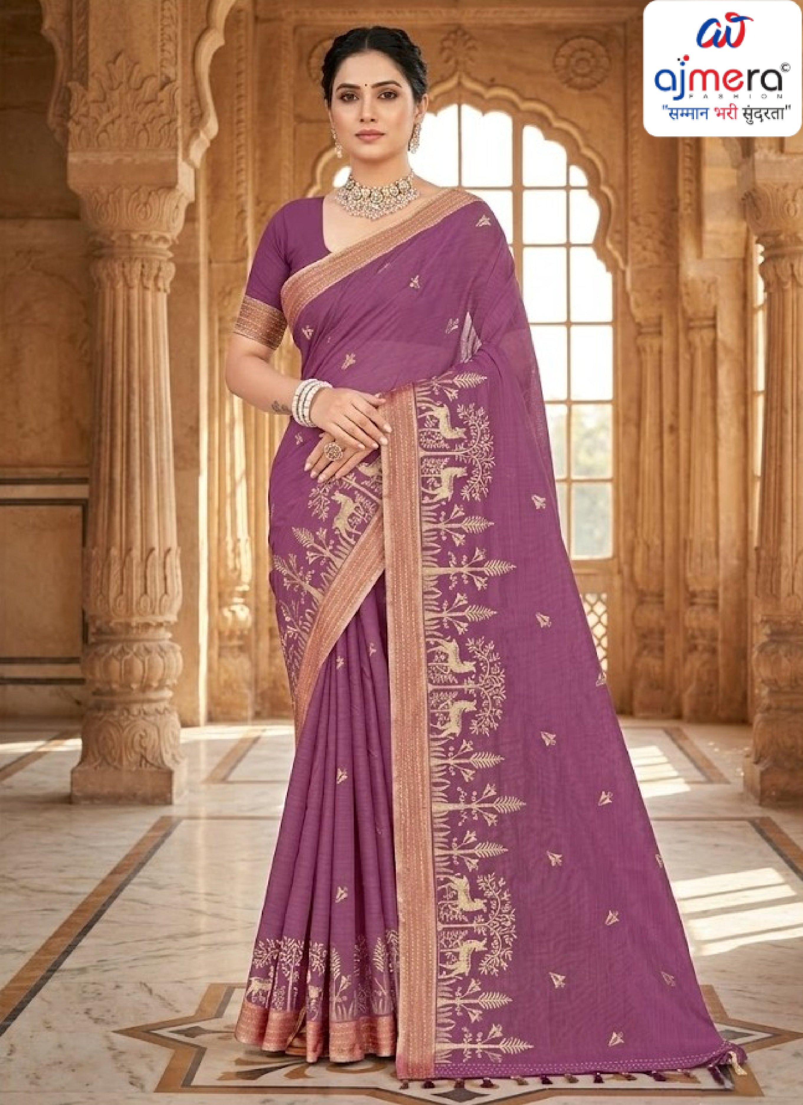 Fancy Cotton Saree with Blouse Piece for Premium Ethnic and Traditional Wear | PUT-NOORI
