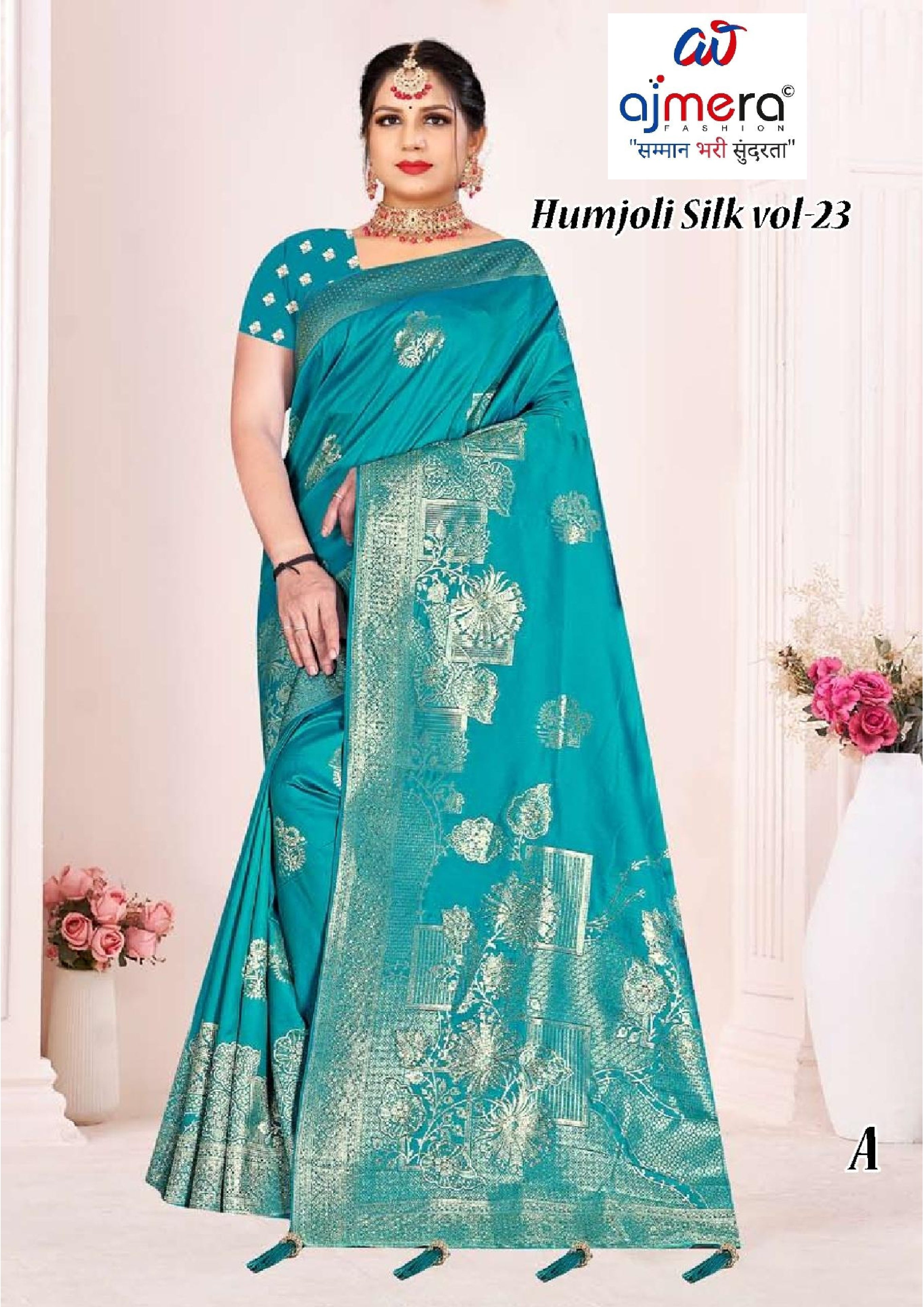 Luxury Jacquard Silk Saree With Blouse Piece | TUL-HUMJOLI SILK VOL-23