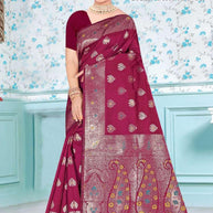 Fashionable Jacquard Silk Saree with Blouse Piece for Special Events | TUL-CLEAR SILK VOL-02