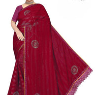 Dyed Matching Saree Collection with Blouse Piece for Premium Ethnic and Traditional Wear | SPB-EASY