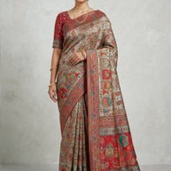 Graceful Border Jacquard Silk Saree With Blouse Piece | PGT-NIYA