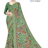 Premium Printed Saree with Matching Blouse Piece for Ethnic Elegance  | TTS-KAVERI