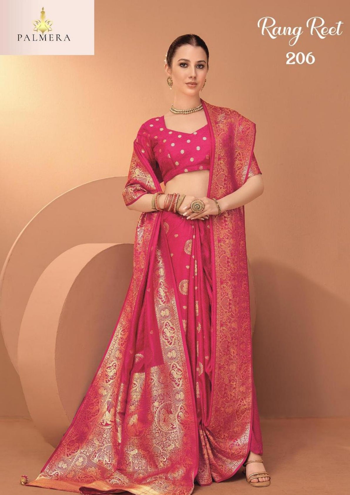 Palmera Saree Manufacturer and Palmera Saree Supplier | ALL-RANG REET VOL-02