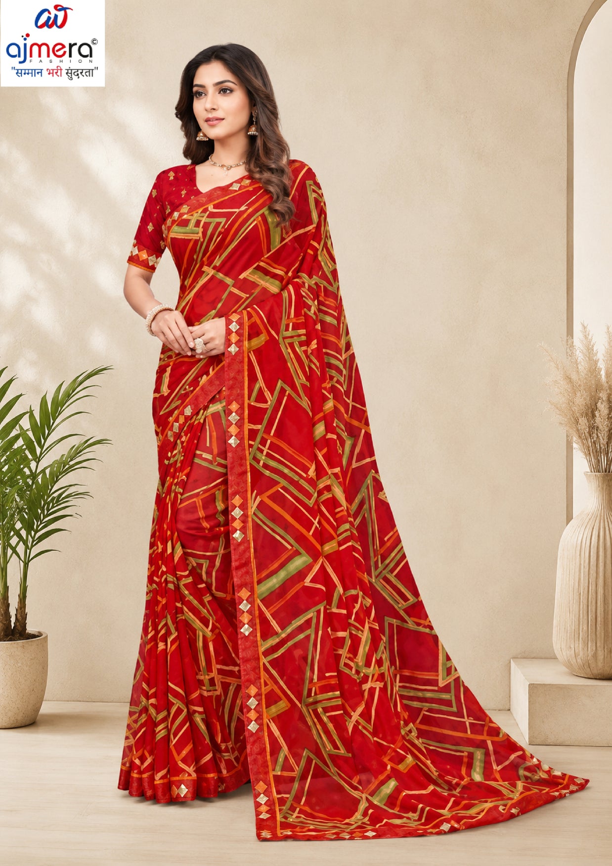 Contemporary Printed Saree with Blouse Piece for Premium Wear  | RDD-BHOOMI VOL-03