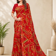 Contemporary Printed Saree with Blouse Piece for Premium Wear  | RDD-BHOOMI VOL-03