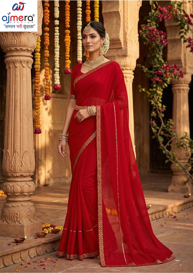 Factory Rate Dyed Matching Saree with Blouse Piece for Premium Ethnic and Traditional Wear | RAL-SHATAK