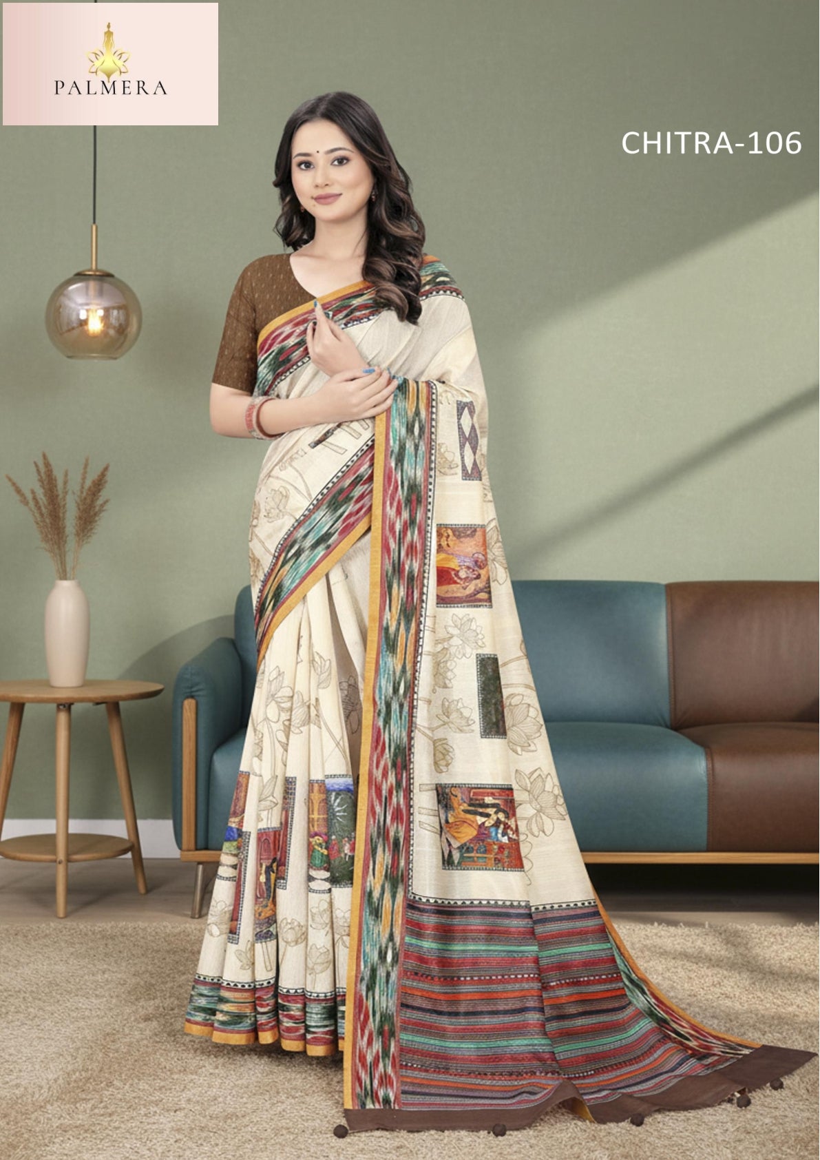 Chitra Blended Silk Saree with Blouse for Premium Ethnic and Designer Wear | ALL-CHITRA VOL-01
