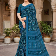 Beautiful Printed Saree with Blouse Piece for Cultural Celebrations | GLC-PALAV