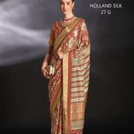 Silk Kota Silk Saree with Blouse for Premium Ethnic and Traditional Wear | ALL-HOLLAND SILK-27