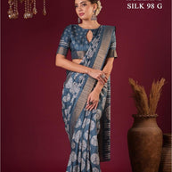Holland Silk Kota Silk Saree with Blouse for Premium Ethnic and Traditional Wear | ALL-HOLLAND SILK-98