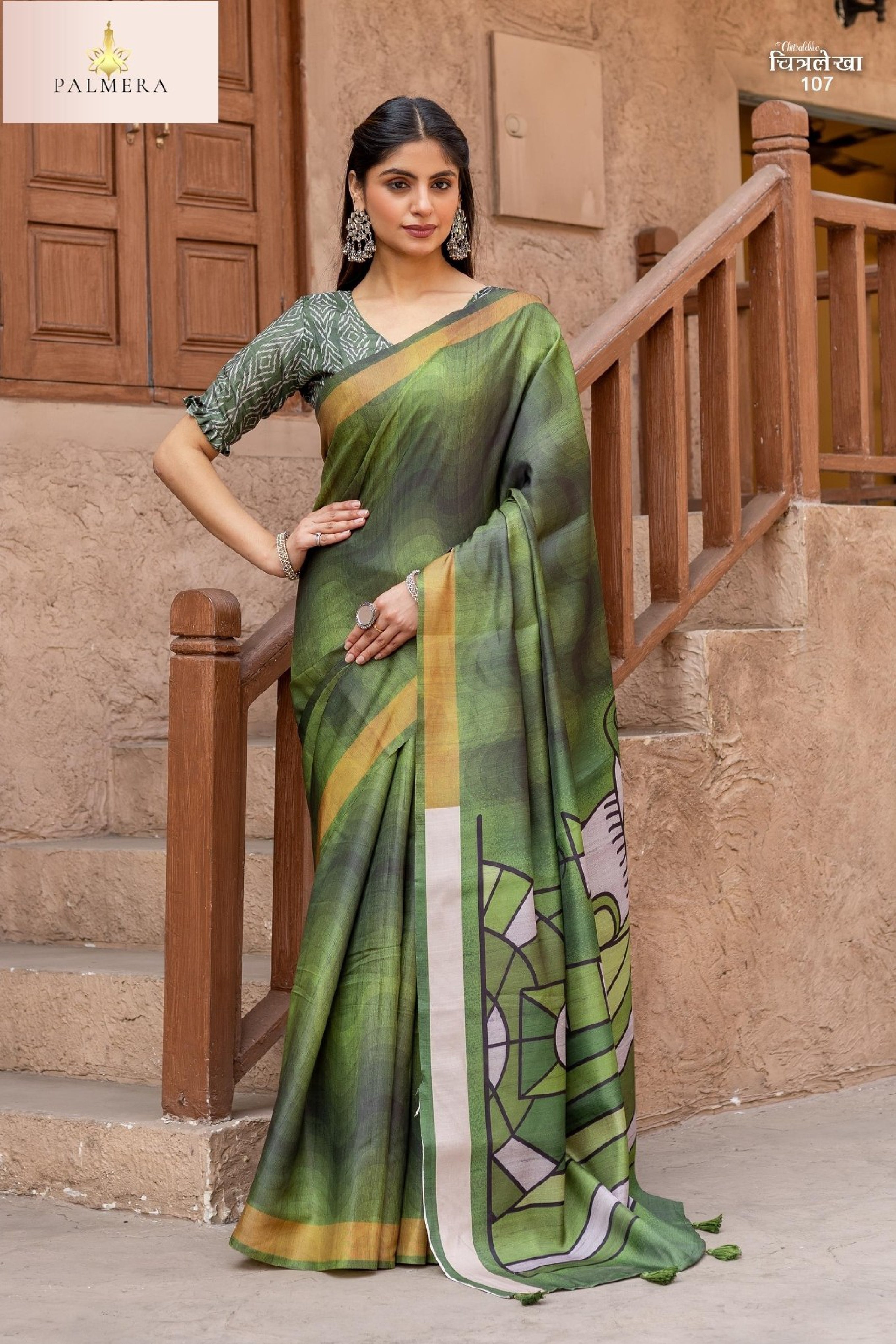 Chitralekha Tussar Saree with Blouse for Premium Ethnic and Designer Wear | ALL-CHITRALEKHA VOL-01