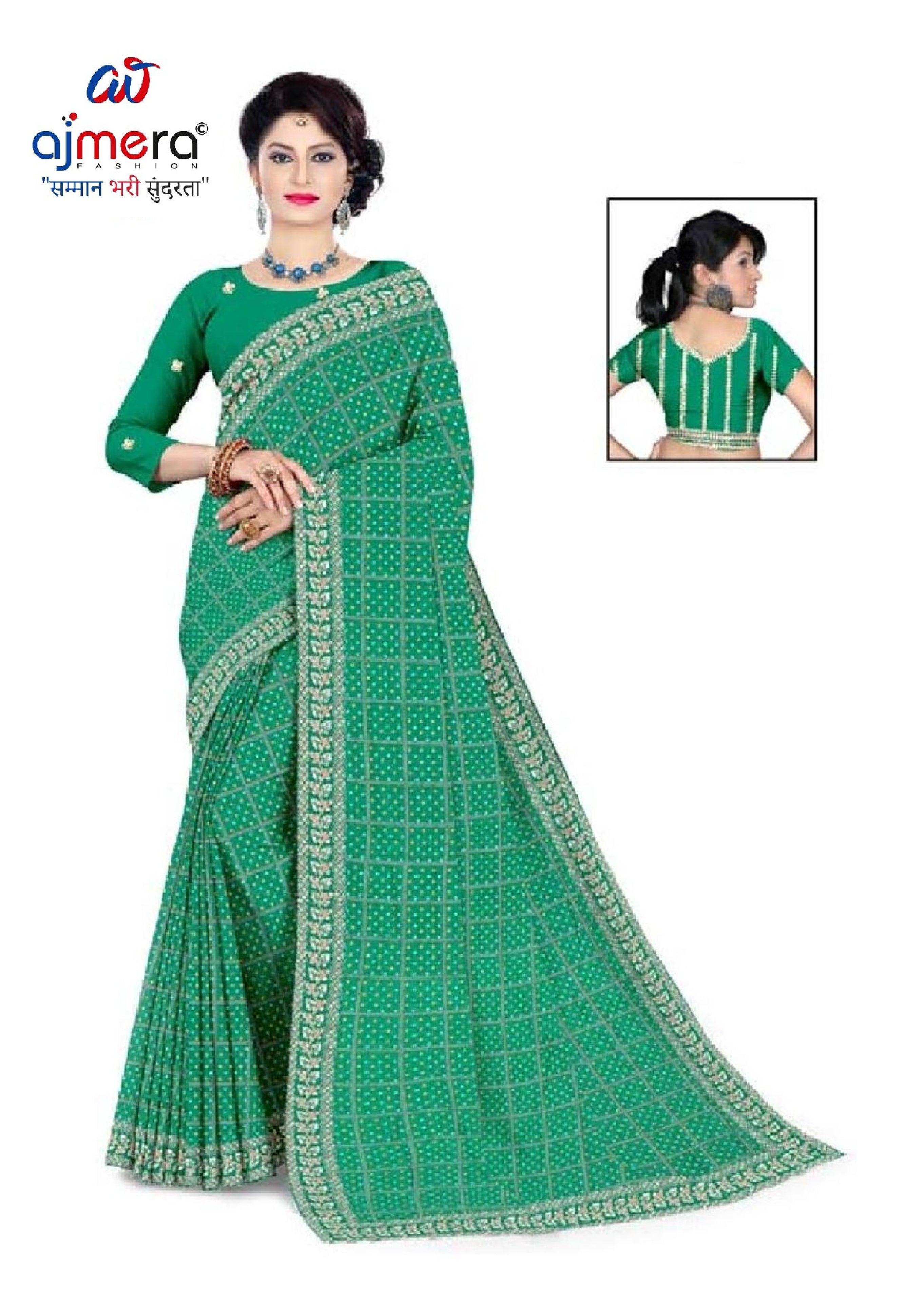 Beautiful Printed Saree with Blouse Piece for Cultural Celebrations  | TD-MAKKHAN MALAI