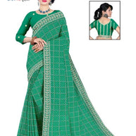 Beautiful Printed Saree with Blouse Piece for Cultural Celebrations  | TD-MAKKHAN MALAI