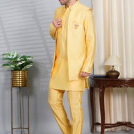 Premium Men's Kurta & Payjama for Wedding & Festive Wear | SNA-MKP12143
