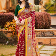 Trendy Printed Saree with Blouse Piece for Women’s Ethnic Wardrobe | VDT-TESLA BRASSO-02