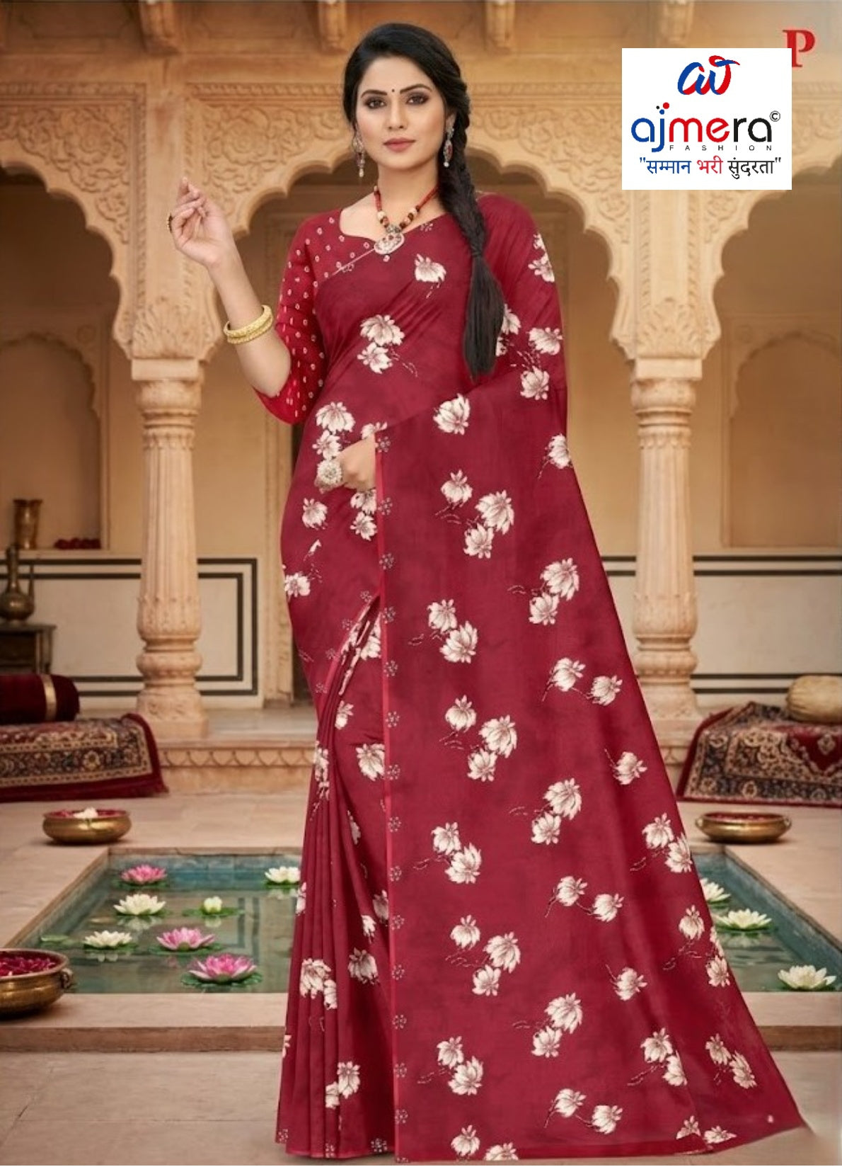 Trendy Printed Saree with Blouse Piece for Women’s Ethnic Wardrobe | GLC-PARVANA