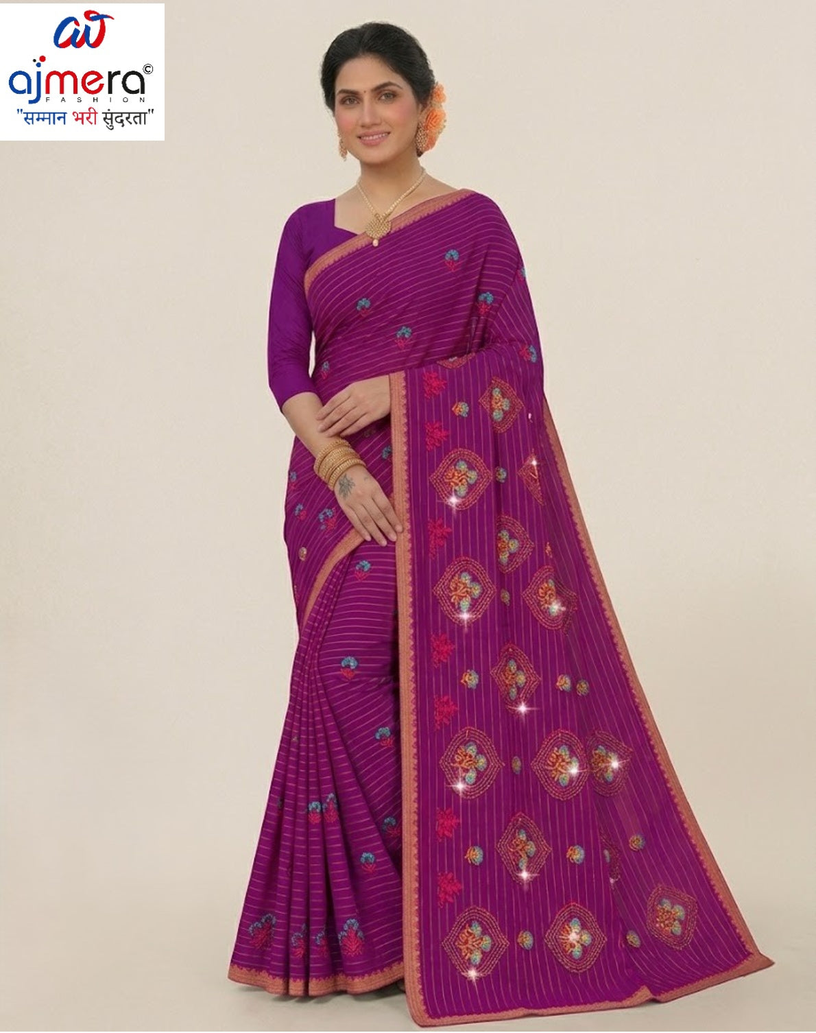 Daily Wear Cotton Saree with Without Blouse for Premium Ethnic and Traditional Wear | PJA-EK NAZAR