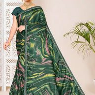Contemporary Printed Saree with Blouse Piece for Premium Wear | SNR-SPACE