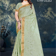 Premium Jacquard Silk Saree with Matching Blouse Piece for Ethnic Celebrations | MTE-25352
