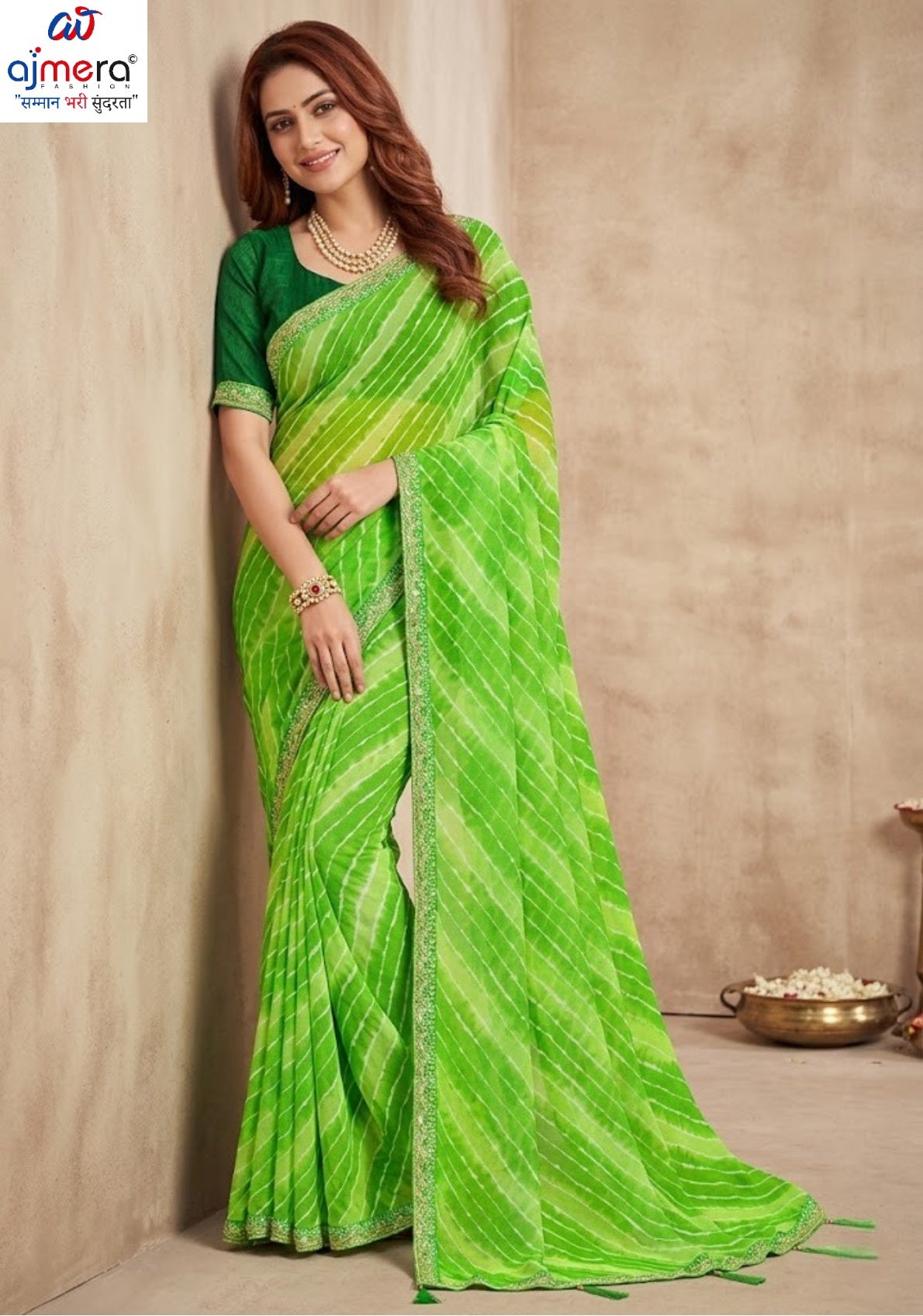 Beautiful Printed Saree with Blouse Piece for Cultural Celebrations | JS-ANJALI