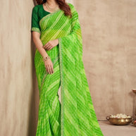 Beautiful Printed Saree with Blouse Piece for Cultural Celebrations | JS-ANJALI