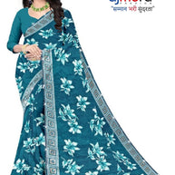 Vichitra Jari Print Loose Saree with Blouse for Premium Ethnic and Traditional Wear | CAS-MITHAS