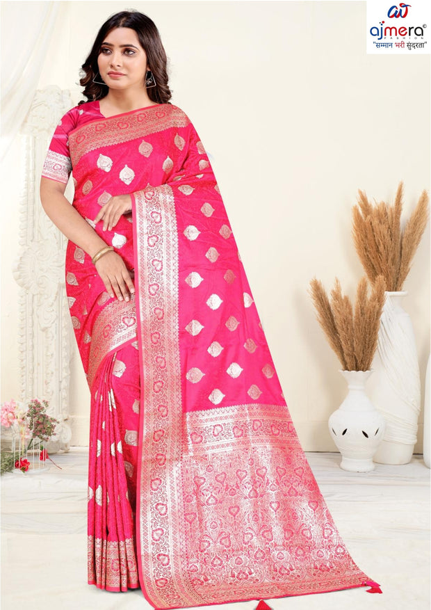 Versatile Rapier Silk Matching Saree With Blouse Piece | VDX-MUSKAN SILK