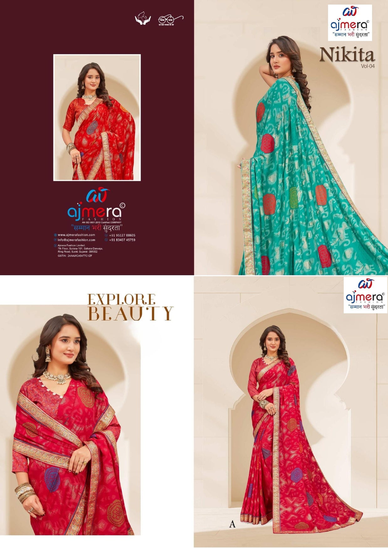 Trendy Printed Saree with Blouse Piece for Women’s Ethnic Wardrobe | RDD-NIKITA